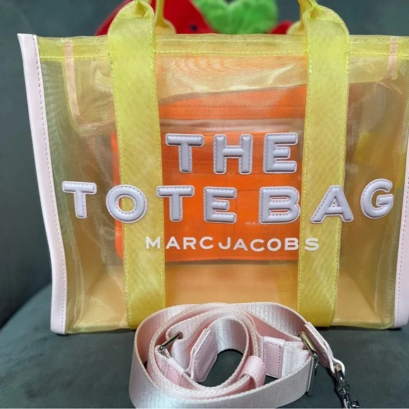 Marc Jacobs Yellow and Orange Tote Bag - Picture 1 of 12